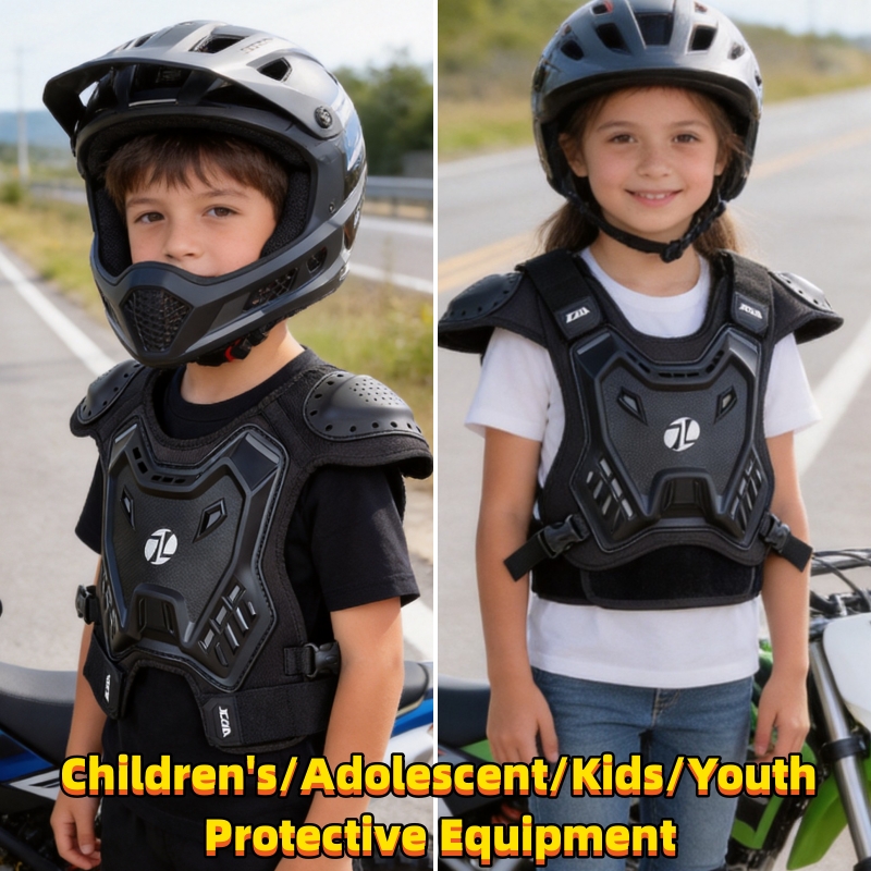 Motorcycle Gear Youth - Kinderen Jeugd Motorfiets Beschermingsvest Harde Schaal