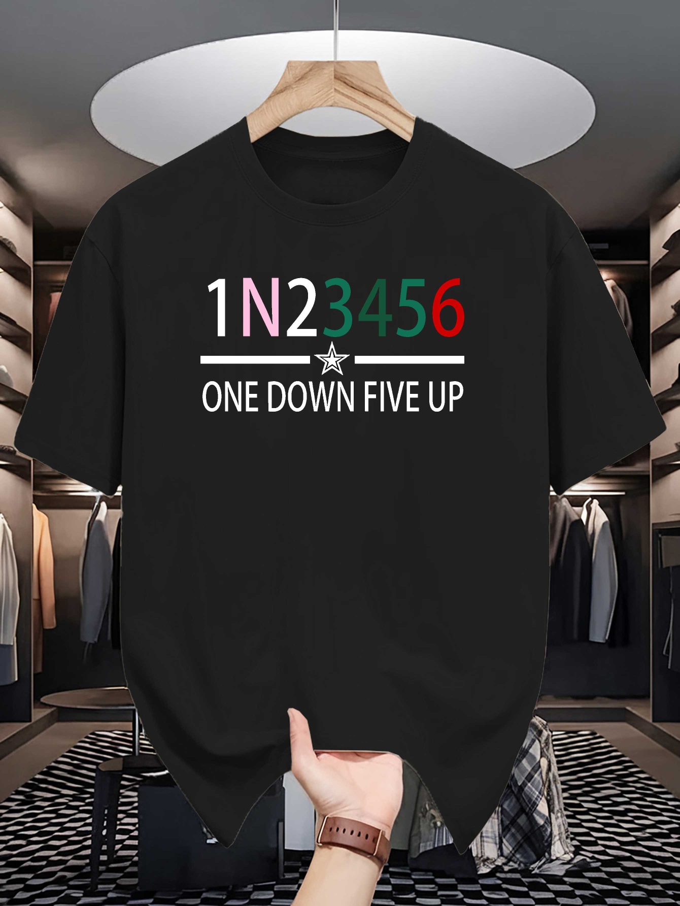 Motorcycle Gear Up Down - Motorfiets Versnellingspook 1N23456 Grafische Heren T-Shirt