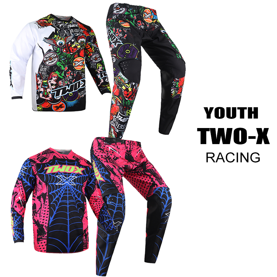 Motorcycle Gear Youth - Two-X Jeugd Podium Motocross Sets Schakelset