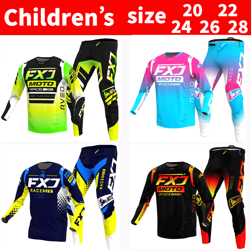 FXJ Motocross Jersey en Broek  - Motorcycle Gear Youth recensie en prijs